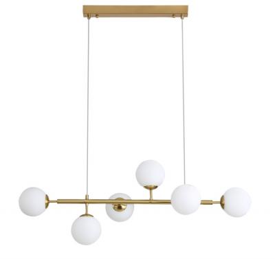 EVA 6LT SATIN BRASS PENDANT